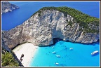 The top beach in the world! (300 meters vertical height! Navagio ...