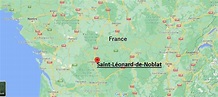 Où se trouve Saint-Léonard-de-Noblat | Où se trouve