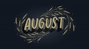 August Word In Black Background HD August Wallpapers | HD Wallpapers ...