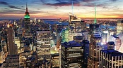 Wallpaper New York, Stad, Bovenaanzicht HD: Widescreen: High Definition ...