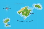 Carte des Îles Baléares - Découvrez un endroit paradisique