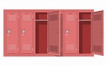 School red locker illustration 1268502 Vector Art at Vecteezy