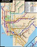 De nueva York de la estación de metro mapa de la estación de Metro de ...