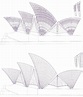 Des plans de l'Opéra de Sydney