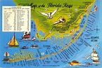POSTCARDY: the postcard explorer: Map: Florida Keys