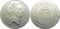 Pfalz-Birkenfeld-Zweibrücken Konventionstaler 1759 JM Christian IV ...