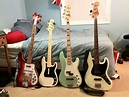 My Classic/Indie Rock Bass Family - What do you think, r/bass? : Bass