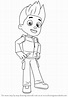 How to Draw Ryder from PAW Patrol - DrawingTutorials101.com | Patrulla ...