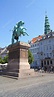 COPENHAGEN, DINAMARCA - 06 DE JUL DE 2015: Estatua del Obispo Absalón ...