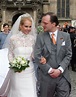 Prince Alexander zu Schaumburg-Lippe and his bride Nadja Anna Zsoeks ...