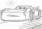 Jackson Storm from Cars 3 coloring page | Free Printable Coloring Pages
