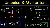 Impulse Momentum Theorem Physics Problems - Average Force & Contact ...