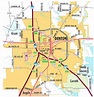 Denton Road Map - Ontheworldmap.com