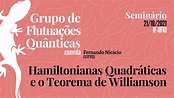 "Hamiltonianas Quadráticas e o Teorema de Williamson" por Fernando ...