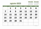Calendário Agosto 2023 | WikiDates.org