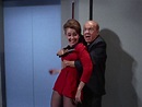 Yeoman Tankris (Judy McConnell) and Administrator Hengist (John Fiedler ...