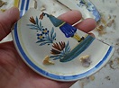 Vintage Broken China Pieces Blue and White Floral Porcelain | Etsy