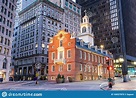 Boston, Massachusetts, Antigua Casa De Estado De Estados Unidos Foto de ...