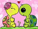 Amor Cute Turtle Drawings, Cute Kawaii Drawings, Art Drawings For Kids ...