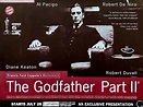 Original Godfather: Part II Movie Poster - Al Pacino - Michael Corleone