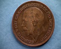 1916 GREAT BRITAIN ONE PENNY KING GEORGE V - For Sale, Buy Now Online ...