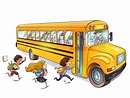 Children getting on a school bus | Autobús escolar, Niños dibujos ...