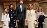 Spanish Royal Family attends Easter Mass at Majorca Princess Estelle ...