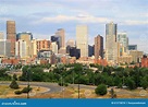 Skyline Von Denver in Colorado, USA Redaktionelles Stockfoto - Bild von ...