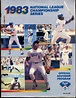 1983 National League Championship Series Dodgers program