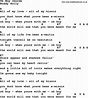 Song lyrics with guitar chords for Oh Boy