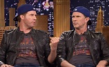 HI-RES PHOTO Will Ferrell Chad Smith look just alike on Jimmy Fallon