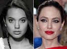 Angelina Jolie, Before and After | Angelina jolie nose job, Angelina ...