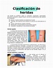 Clasificación de heridas - Clasificación de heridas Las heridas se ...