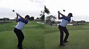 JUSTIN ROSE - SYNCED GOLF SWING DUAL ANGLES 2013 - UP CLOSE REG & SLOW ...