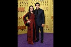 Nicole Bordges and Jon Huertas on the red carpet at the 71st Emmy ...