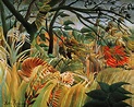Überrascht! - Sturm im Dschungel - Henri Rousseau als Kunstdruck oder ...