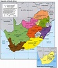 Mapas Geográficos da África do Sul - Geografia Total™