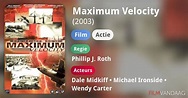 Maximum Velocity (film, 2003) - FilmVandaag.nl