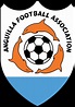 the logo for angulia football association, with dolphins and a soccer ...