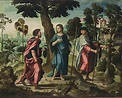 Imágenes: Cristo y los discípulos en el camino de Emaús