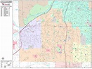 Wyoming Michigan Wall Map (Premium Style) by MarketMAPS
