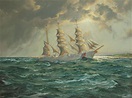 Eric Nils Forsberg Biography and Marine Paintings