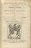 Hooke’s Books: Influences around Robert Hooke’s Micrographia ...