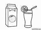 Image result for coloring image of JUICE | Orange juice, Coloring pages ...