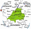 Jonkoping Map Province City | Map of Sweden Political Region Province City