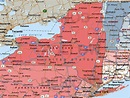 Upstate New York Map By County