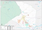 Caldwell County, NC Wall Map Premium Style by MarketMAPS - MapSales