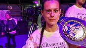 La boxeadora española Joana Pastrana, campeona del mundo del peso ...