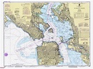 Historical Nautical Chart - 18649-10-1986 Entrance to San Francisco Bay