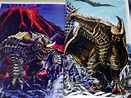 Godzilla Artworks of Yasushi Torisawa Art Book Attack of Toho Monsteres ...